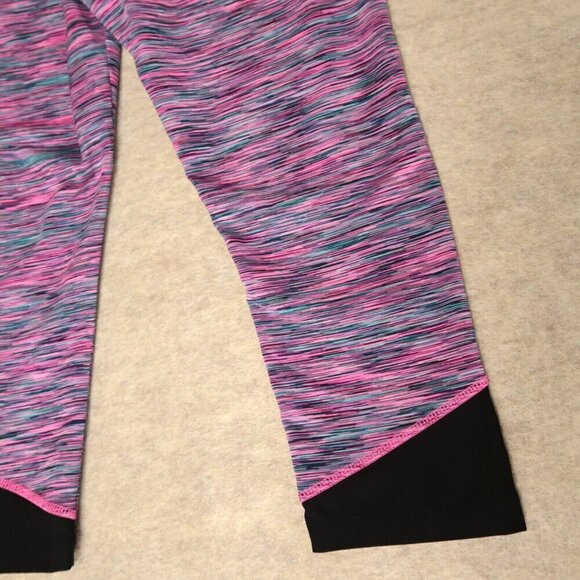 ABS Leggings Compression Heather Pink Yoga Allen Schwartz Women's Size Medium - Picture 10 of 12